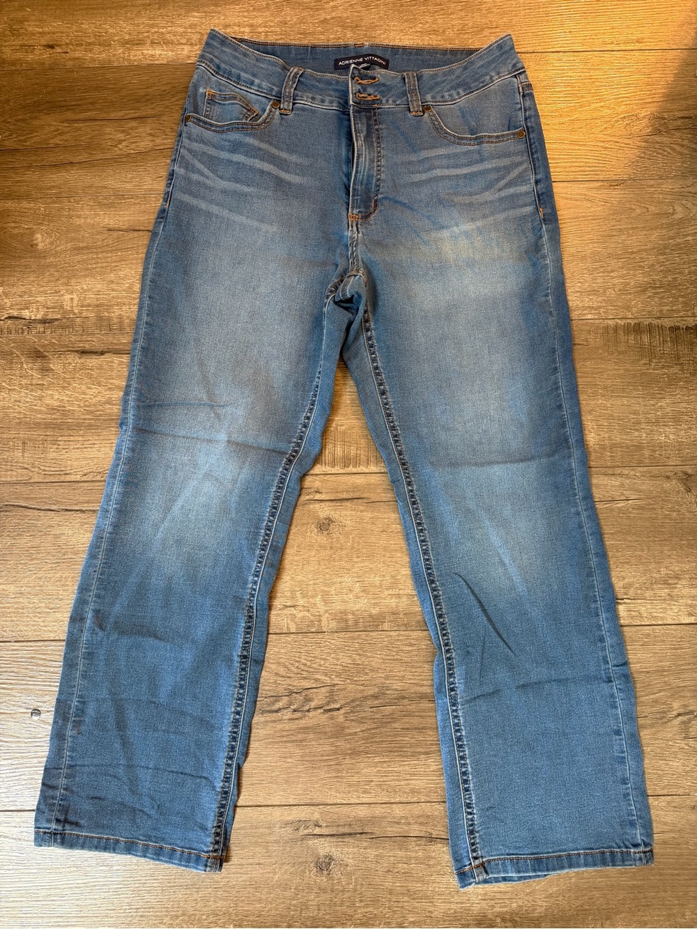 Adrienne Vittadini Blue Men's Straight Jeans